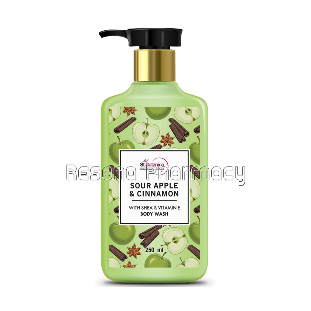 Sour Apple and Cinnamon Body Wash – With Shea and Vitamin E (Shower Gel), 250 Ml
