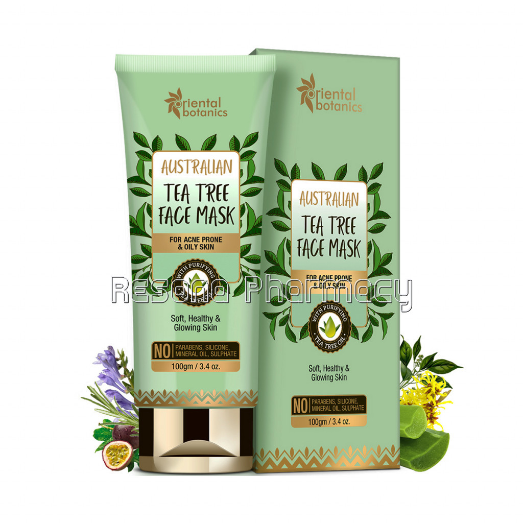Australian Tea Tree Anti Acne Face Mask, 100Gm