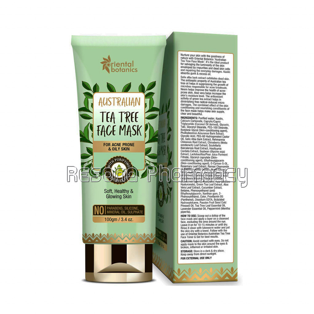 Australian Tea Tree Anti Acne Face Mask, 100Gm