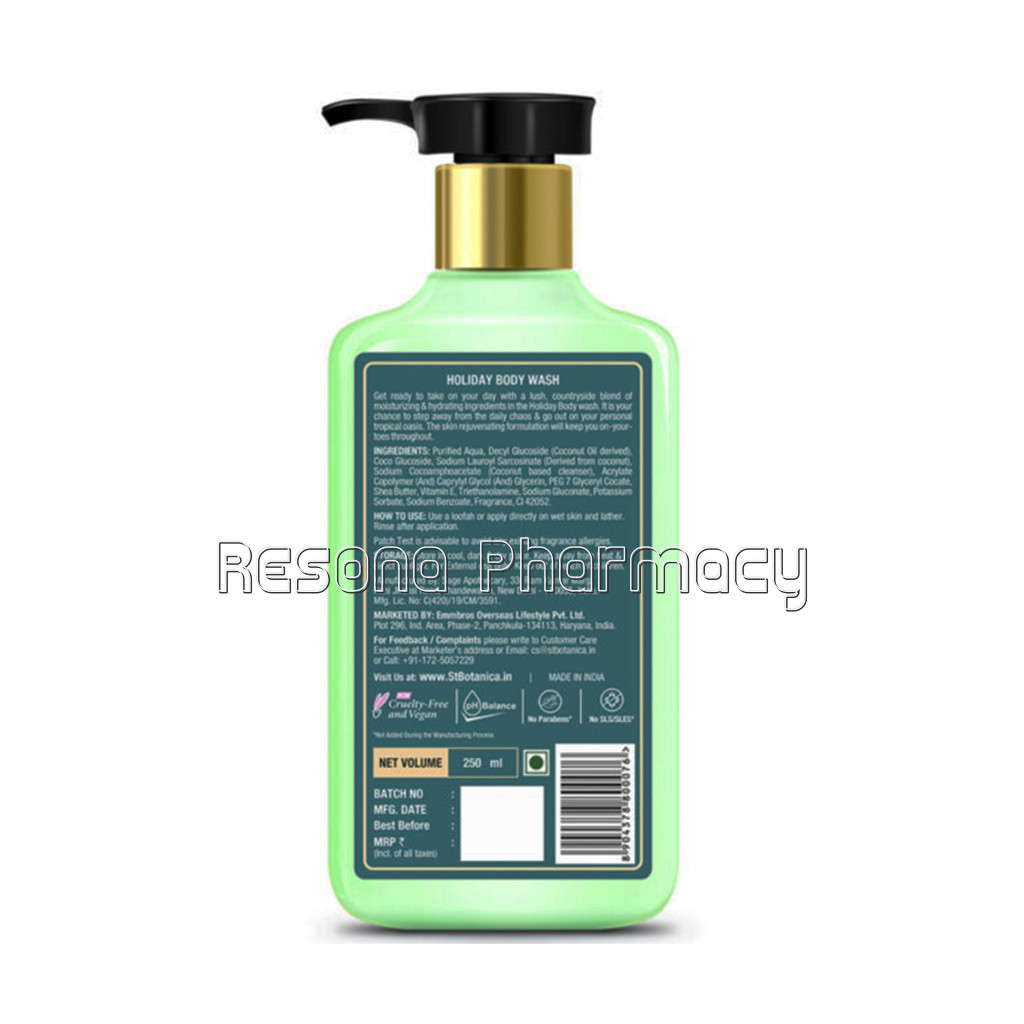 Holiday Body Wash – With Shea and Vitamin E (Shower Gel), 250 Ml