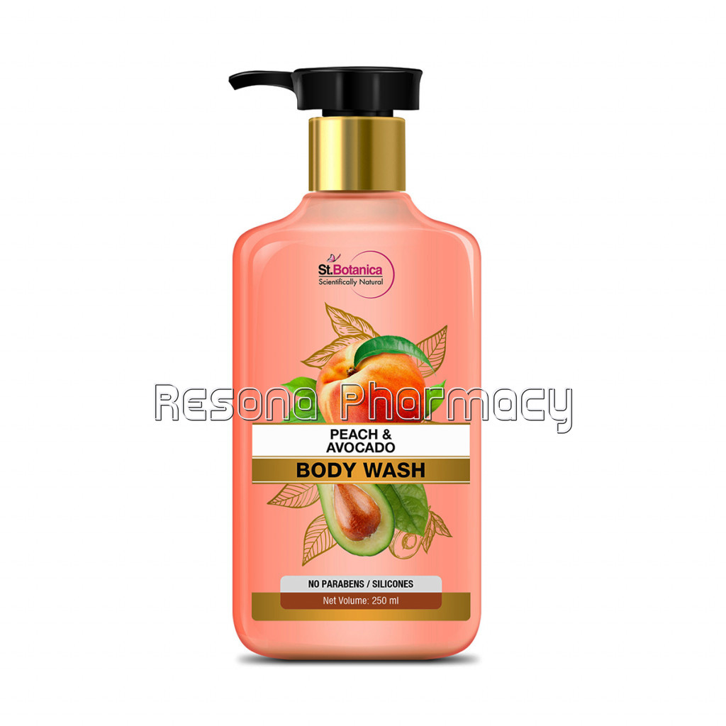 Peach and Avocado Body Wash / Shower Gel, 250 Ml