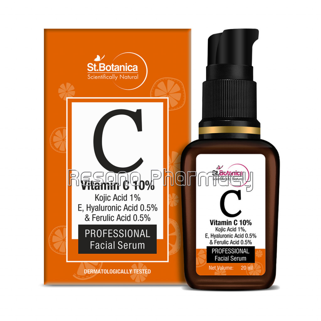 Vitamin C 10% Plus Kojic Acid 1% Plus Ferulic Acid 0.5% Professional Face Serum, 20Ml