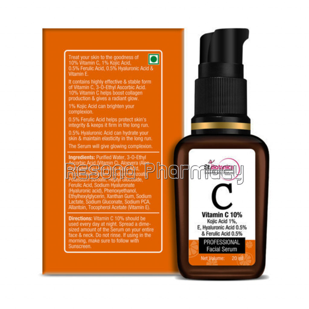 Vitamin C 10% Plus Kojic Acid 1% Plus Ferulic Acid 0.5% Professional Face Serum, 20Ml