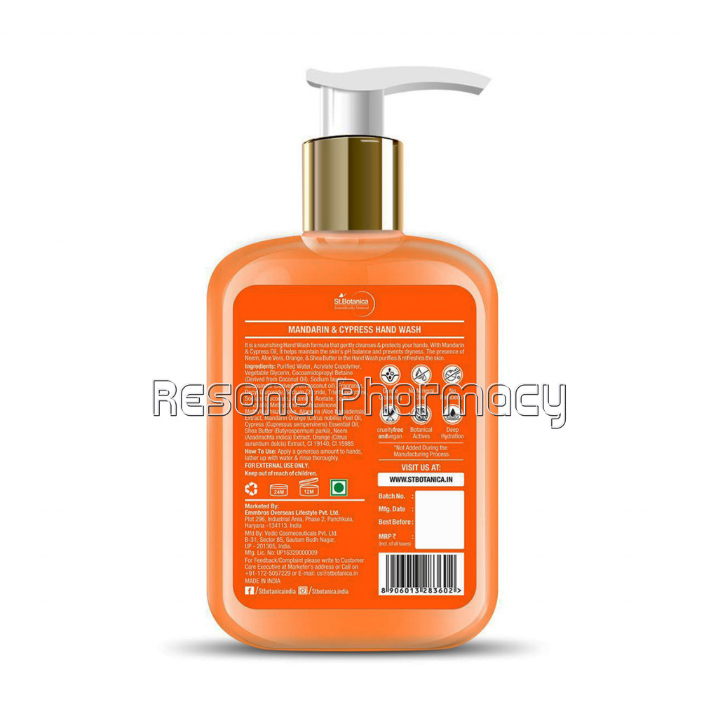 Mandarin and Cypress Hand Wash, 250Ml