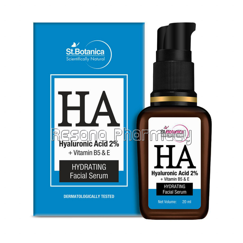 Hyaluronic Acid 2% Plus Vitamin B5 Hydrating Face Serum, 20Ml