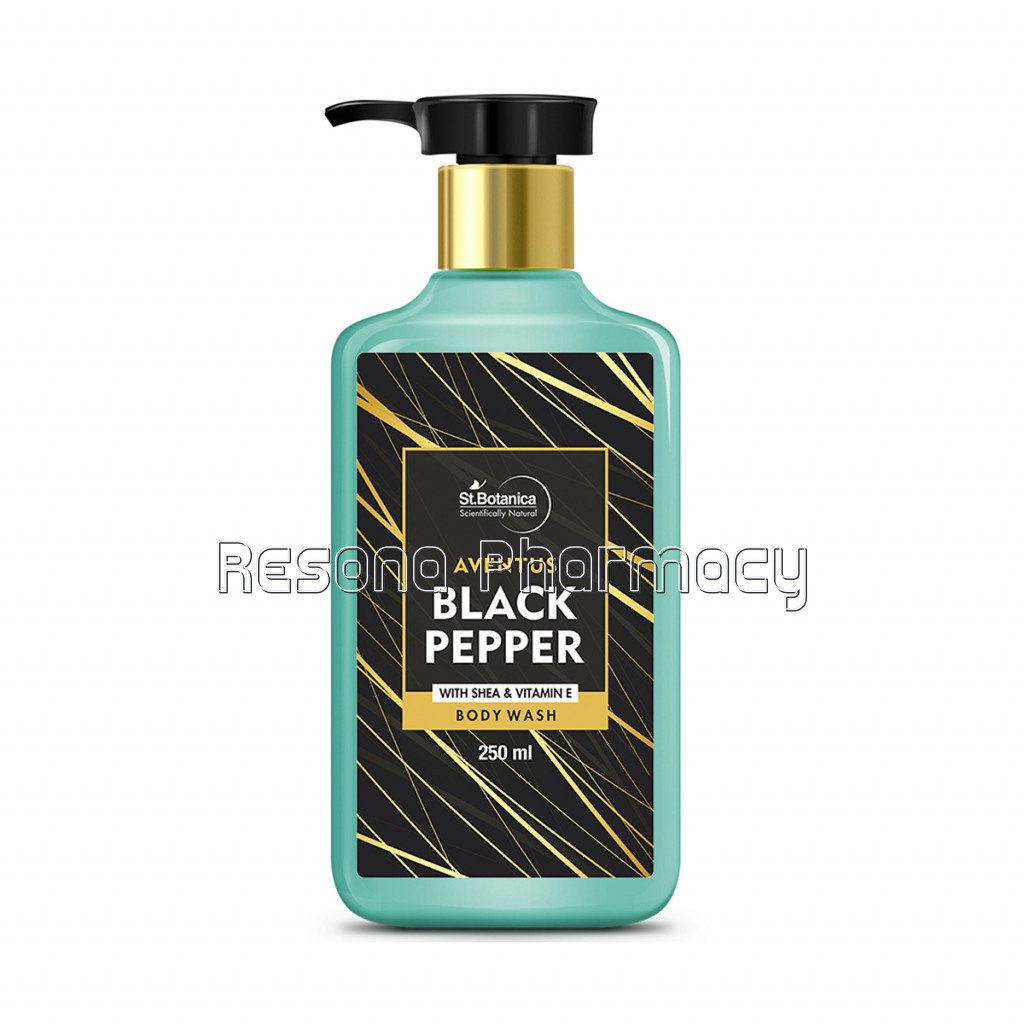Aventus Black Pepper Body Wash – With Shea and Vitamin E (Shower Gel), 250 Ml