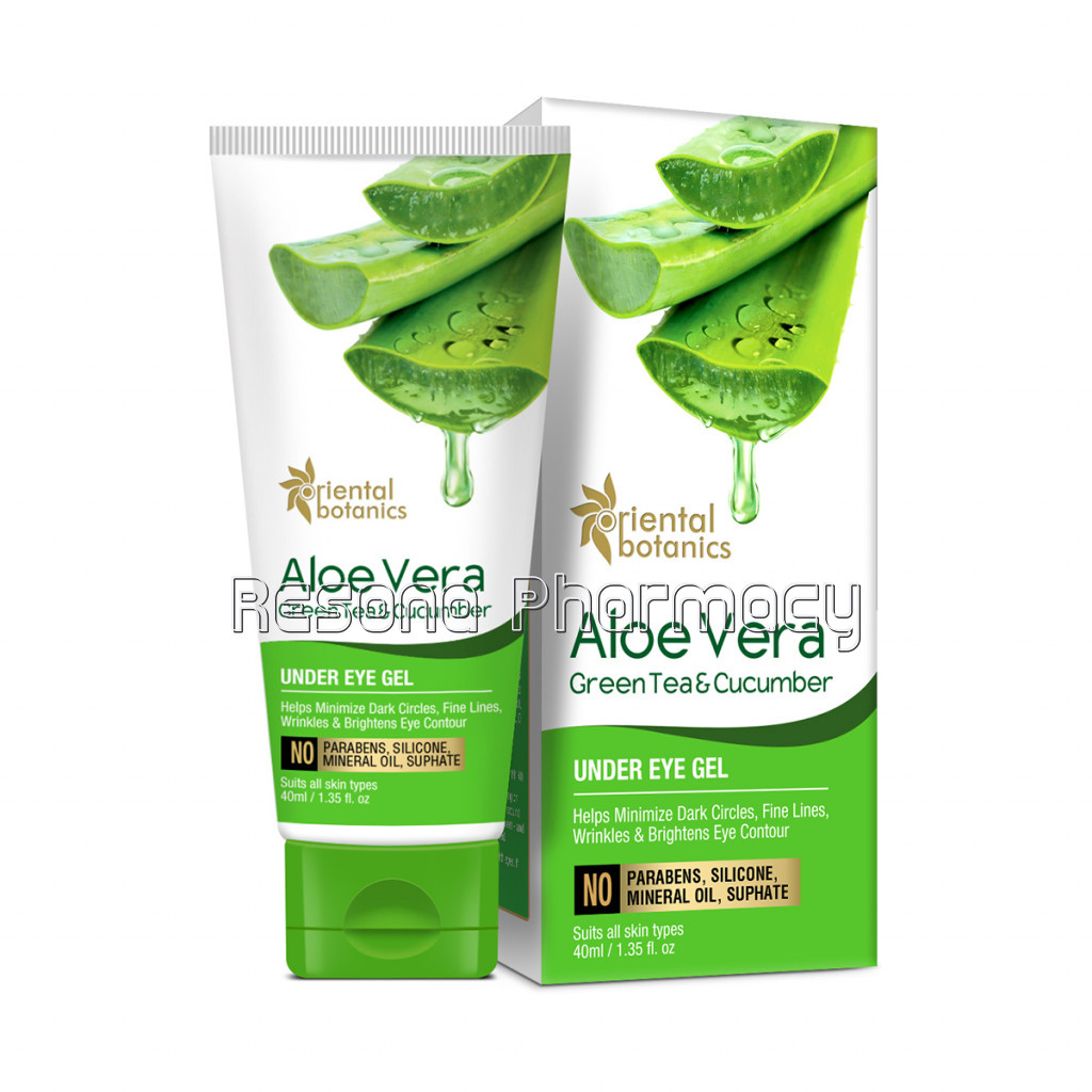 Aloe Vera, Green Tea and Cucumber Under Eye Gel, 40Ml