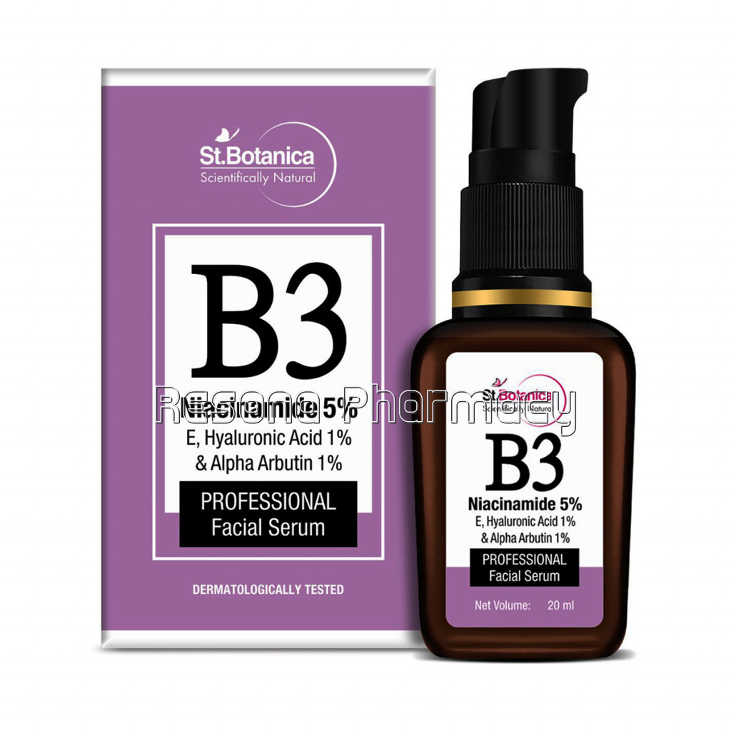 B3 Niacinamide 5% Plus Hyaluronic Acid 5% Professional Face Serum, 20Ml
