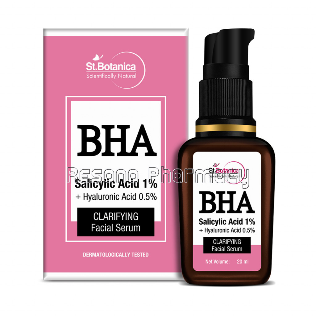 Bha Salicylic Acid 1% Plus Hyaluronic Acid 0.5% Clarifying Face Serum, 20Ml