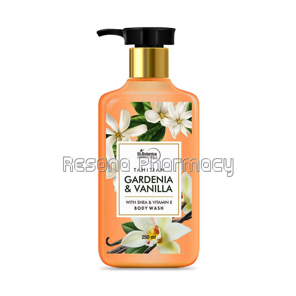 Tahitian Gardenia and Vanilla Body Wash – With Shea and Vitamin E (Shower Gel), 250 Ml