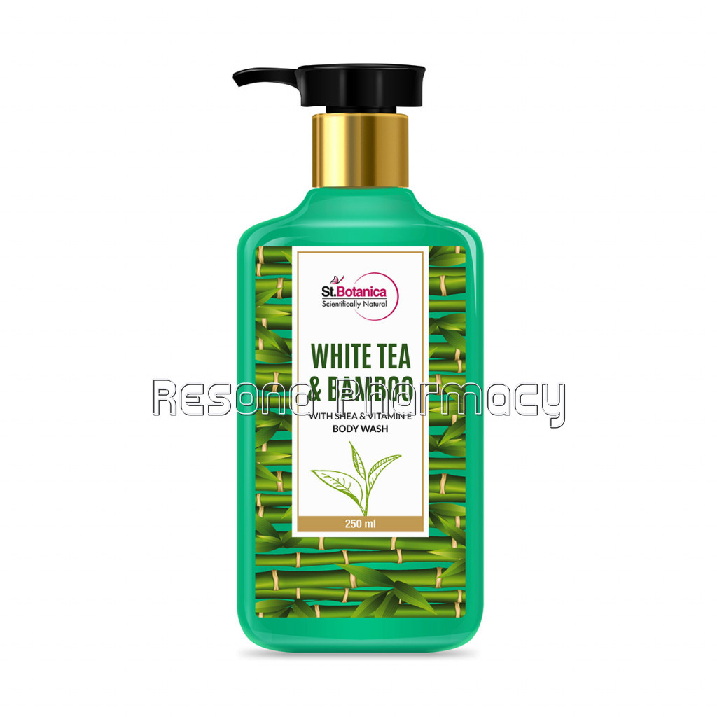White Tea and Bamboo Body Wash – With Shea and Vitamin E (Shower Gel), 250 Ml