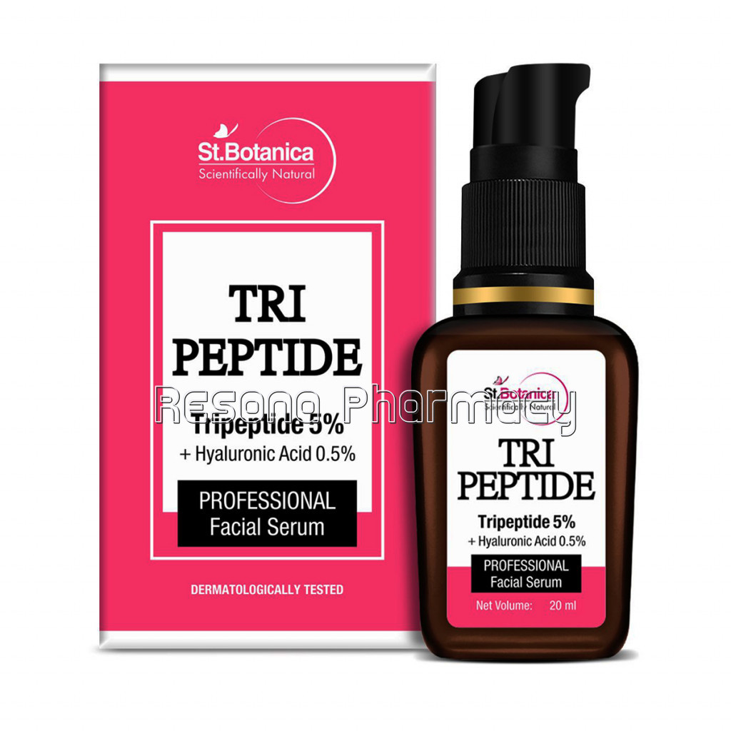 Tri Peptide, Vitamin B5 Plus Hyaluronic Acid Facial Serum, 20Ml