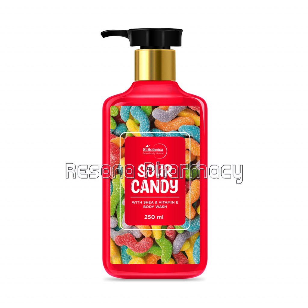 Sour Candy Apple Body Wash – With Shea and Vitamin E (Shower Gel), 250 Ml