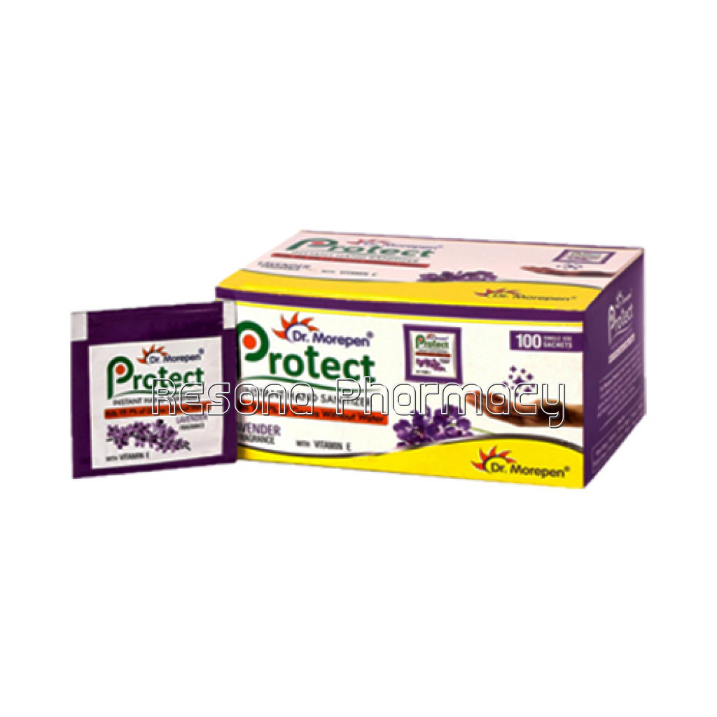 Protect Hand Sanitizer 100 Sachets (1.5Ml Each)