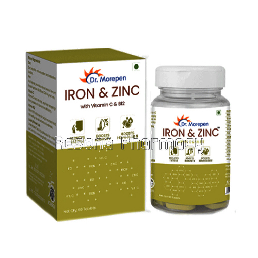 Iron and Zinc Tablet (60 Tablets)