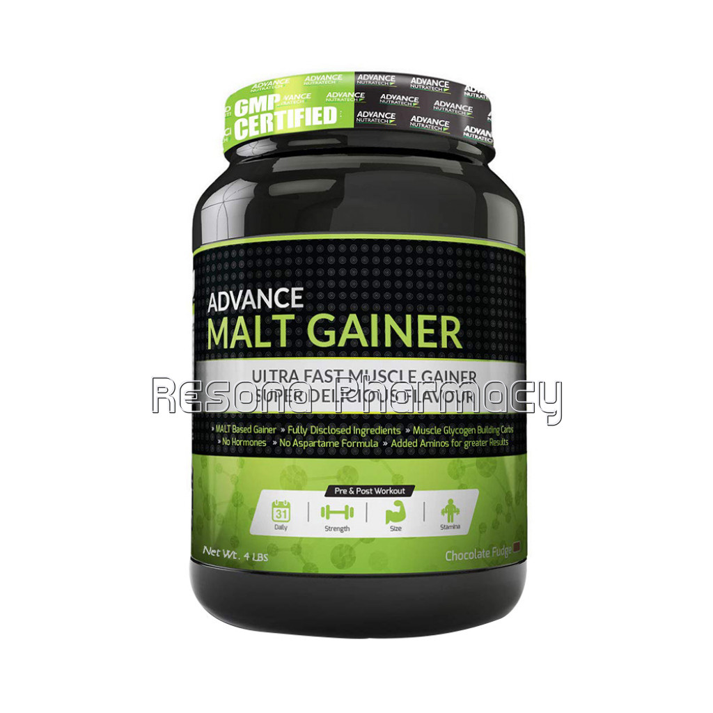 Advance Nutratech Malt Mass Gainer Proteins Powder With Shaker For Men And Women