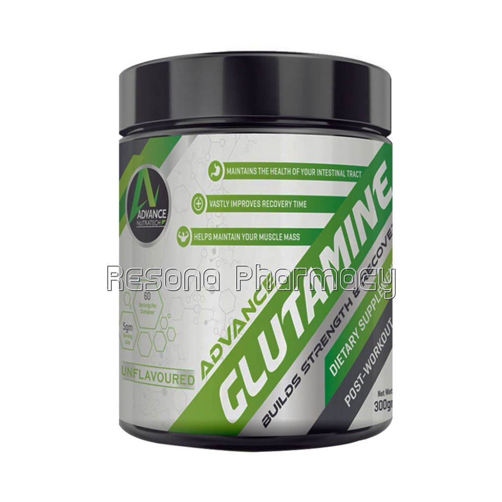 Advance Nutratech L Glutamine (Pineapple | Free Shaker | 30 Servings)