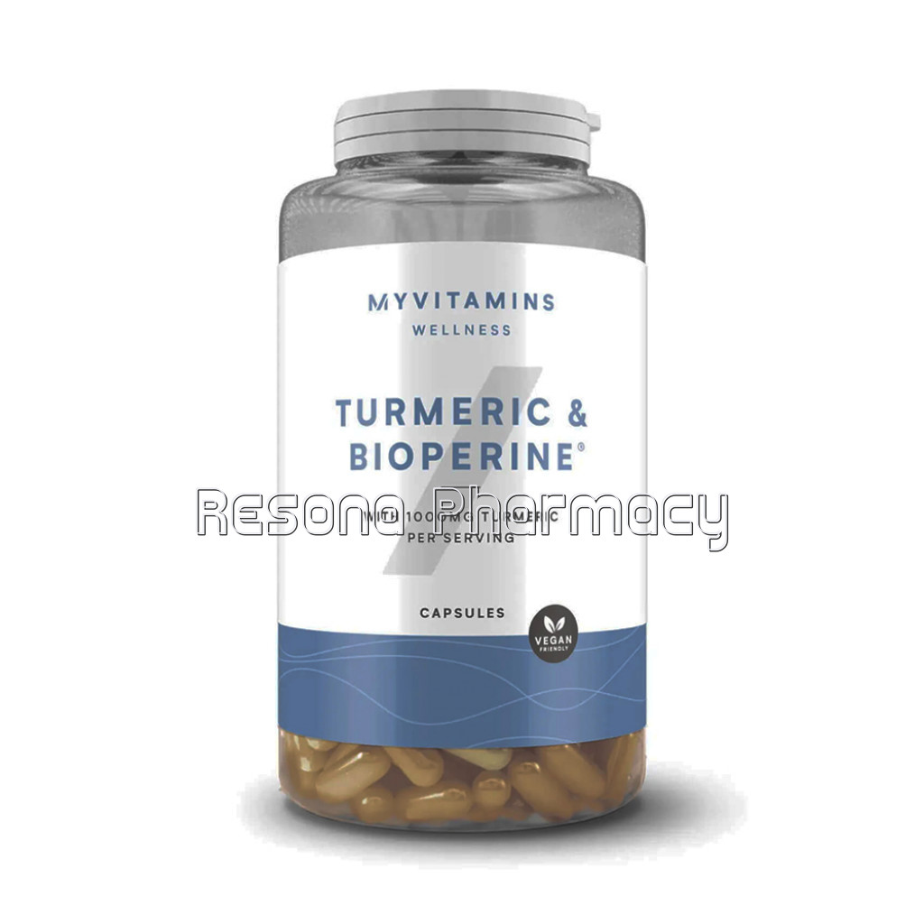 Turmeric and Bioperine Capsules (180 Capsules)