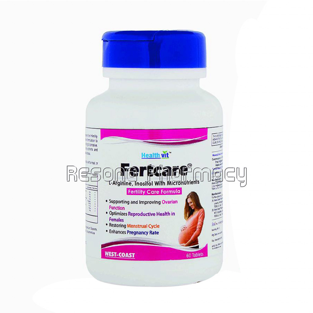 Healthvit Fertcare Fertility Care Formula For Women (L Arginine, Inositol With Micronutrients)