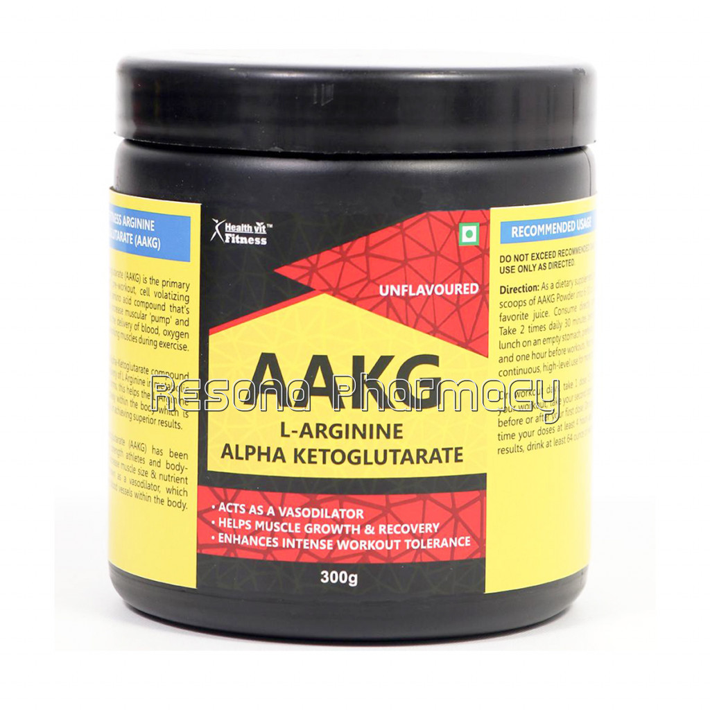 Healthvit Aakg L Arginine Alpha Ketoglutarate  300Gm
