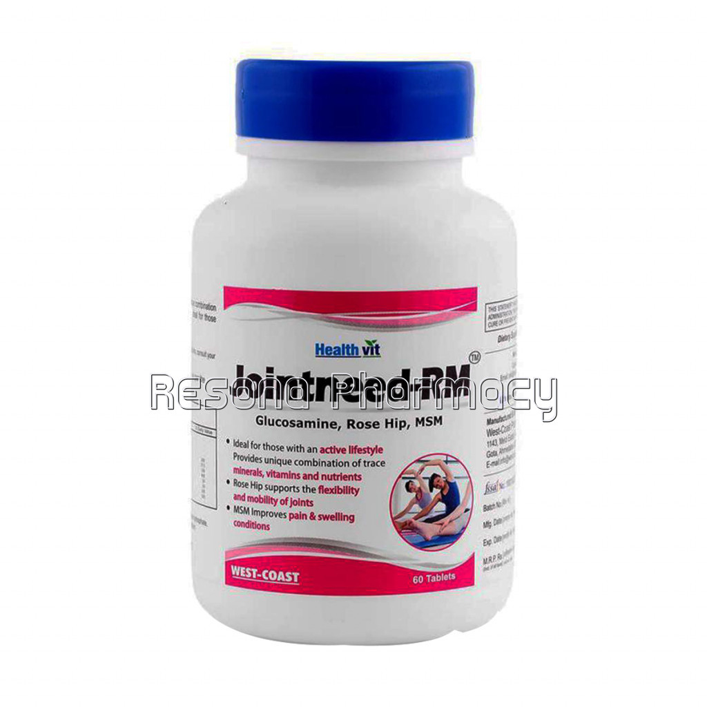 Healthvit Jointneed Rm Glucosamine 500Mg, Rose Hip 50Mg, Msm 250Mg