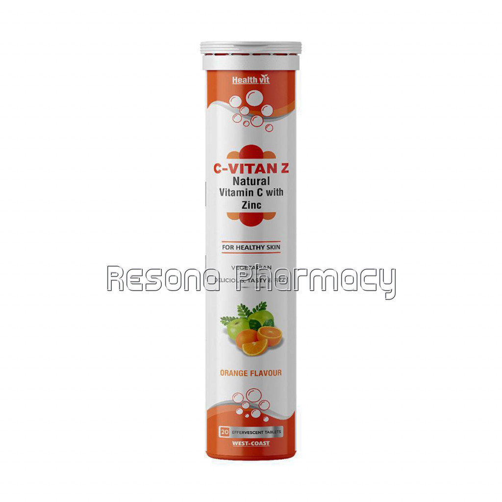 Healthvit C Vitan Z NaturalVitamin C 500Mg And Zinc