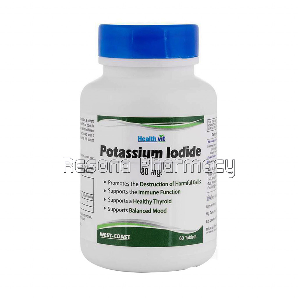 Healthvit Potassium Iodide 30Mg