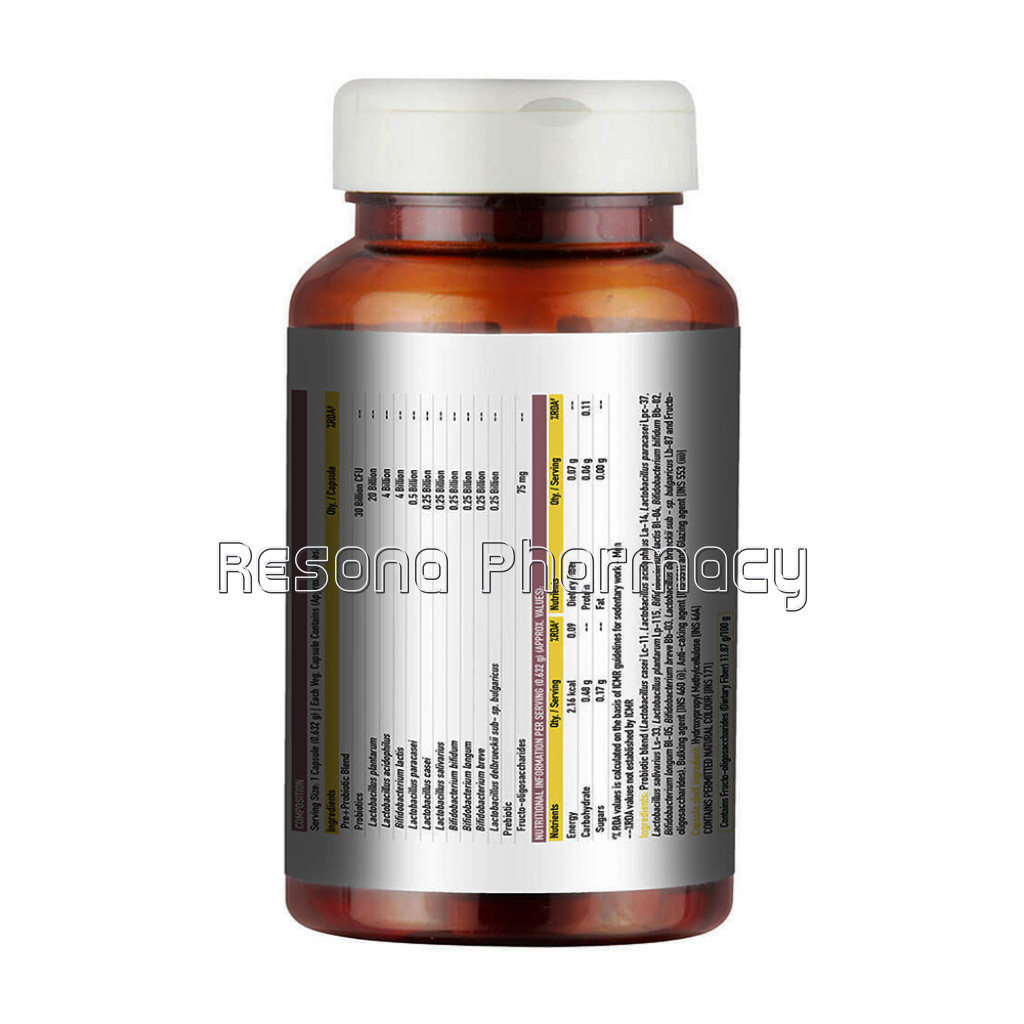 Truebasics Preplusprobiotics Digestion, 30 Capsules