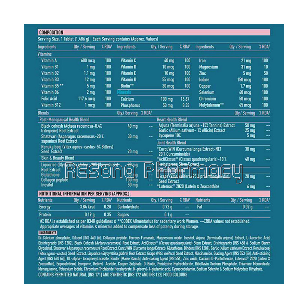 Truebasics Multivit Women 50Plus, 90 Tablet(S), Unflavoured