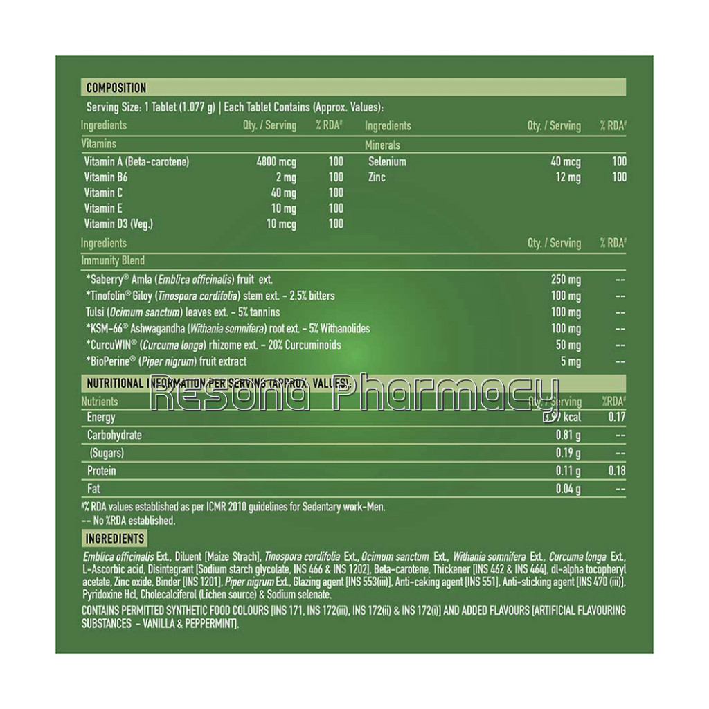 Truebasics Immuno Boost, 30 Tablet(S), Unflavoured