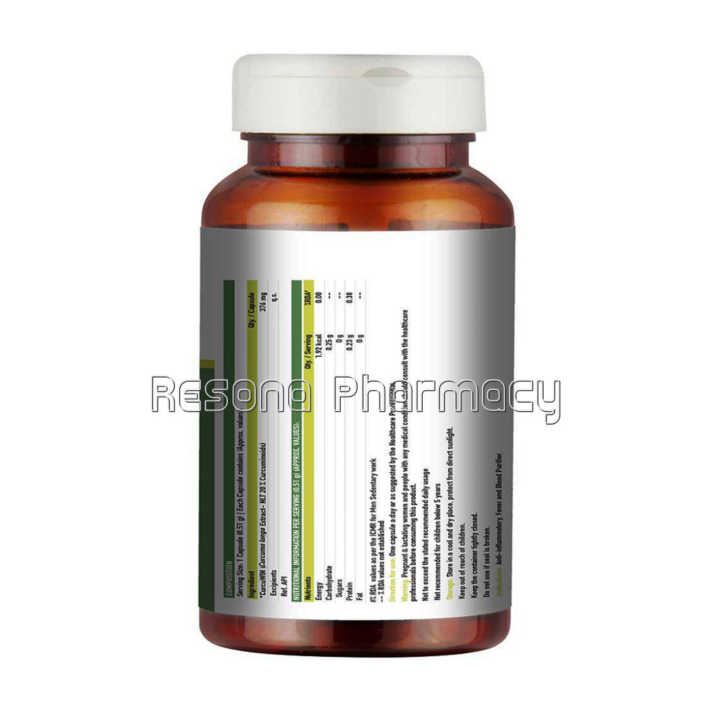 Truebasics Curcumin, 30 Capsules