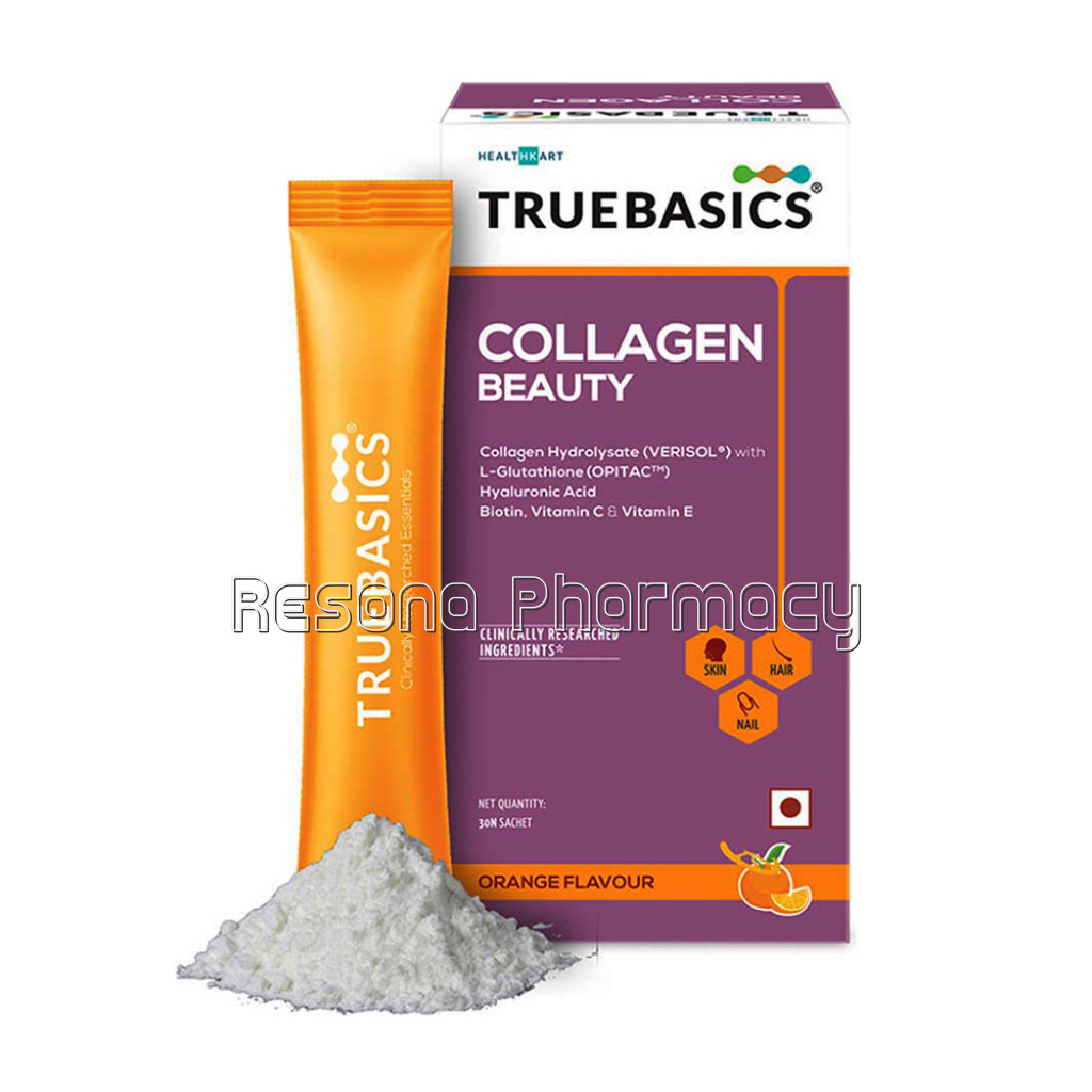 Truebasics Collagen Beauty, 30 Piece(S)/Pack, Orange