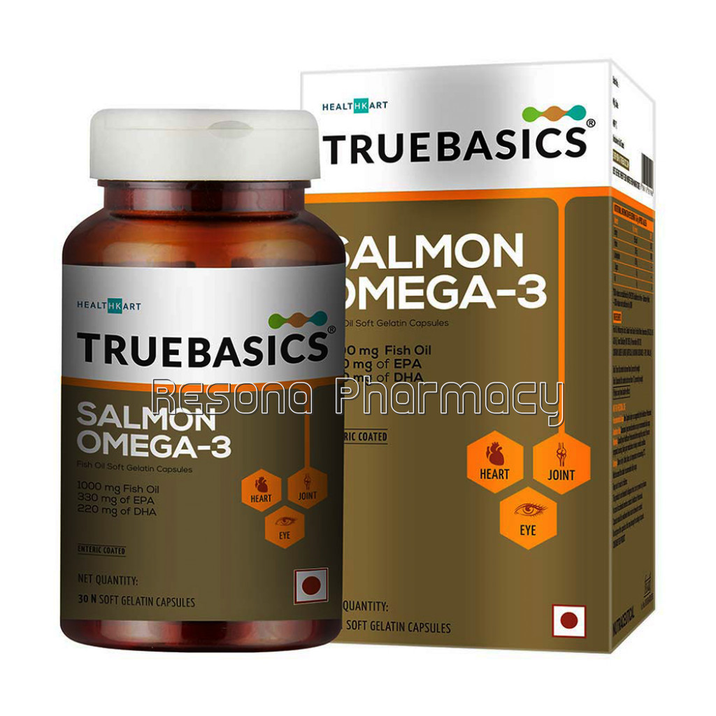 Truebasics Salmon Omega 3 Epa 330 Dha 220, 30 Softgels