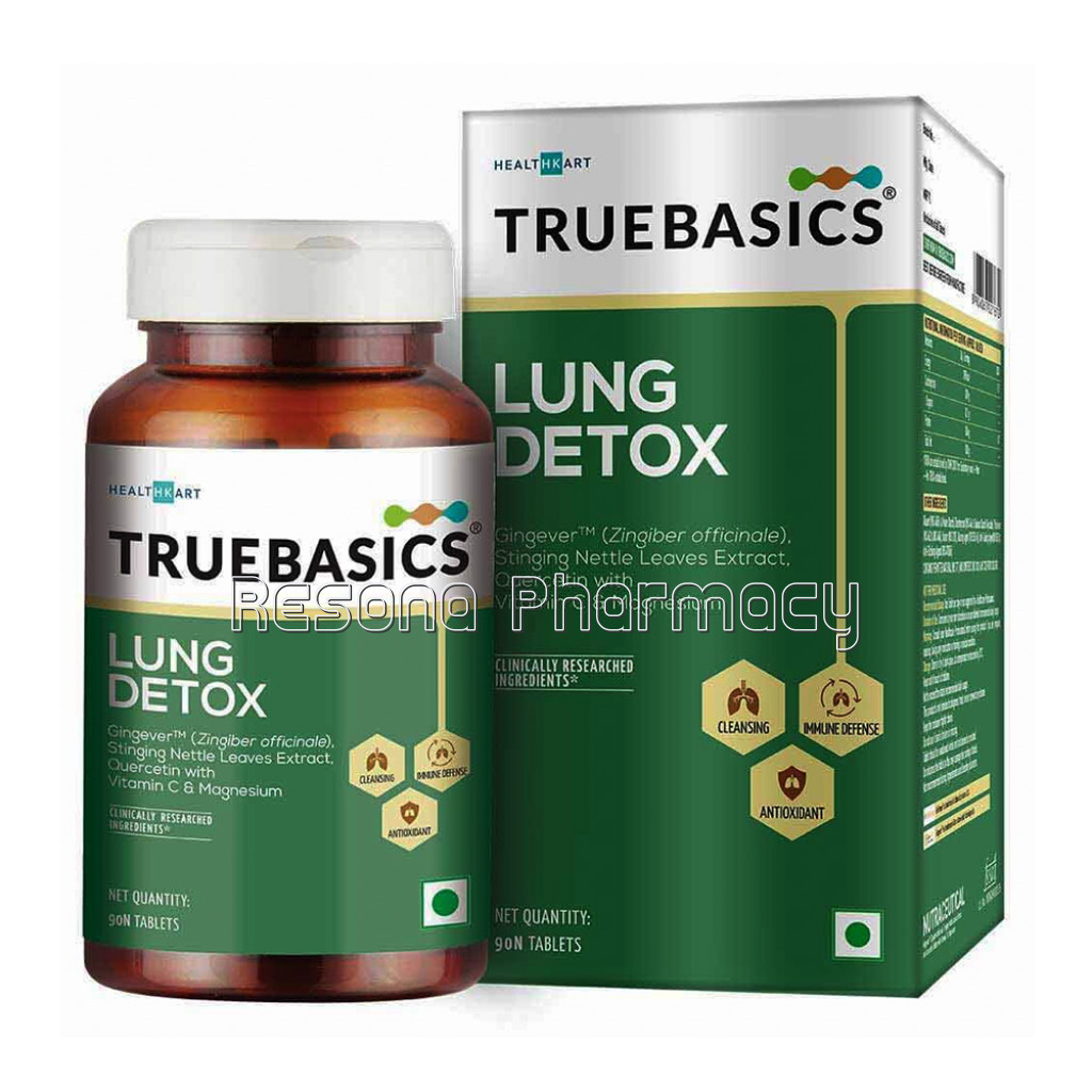 Truebasics Lung Detox Op, 30 Capsules