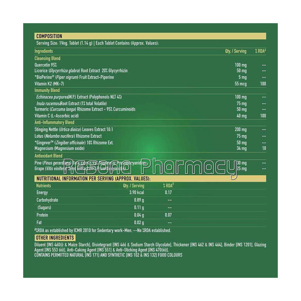 Truebasics Lung Detox Op, 30 Capsules
