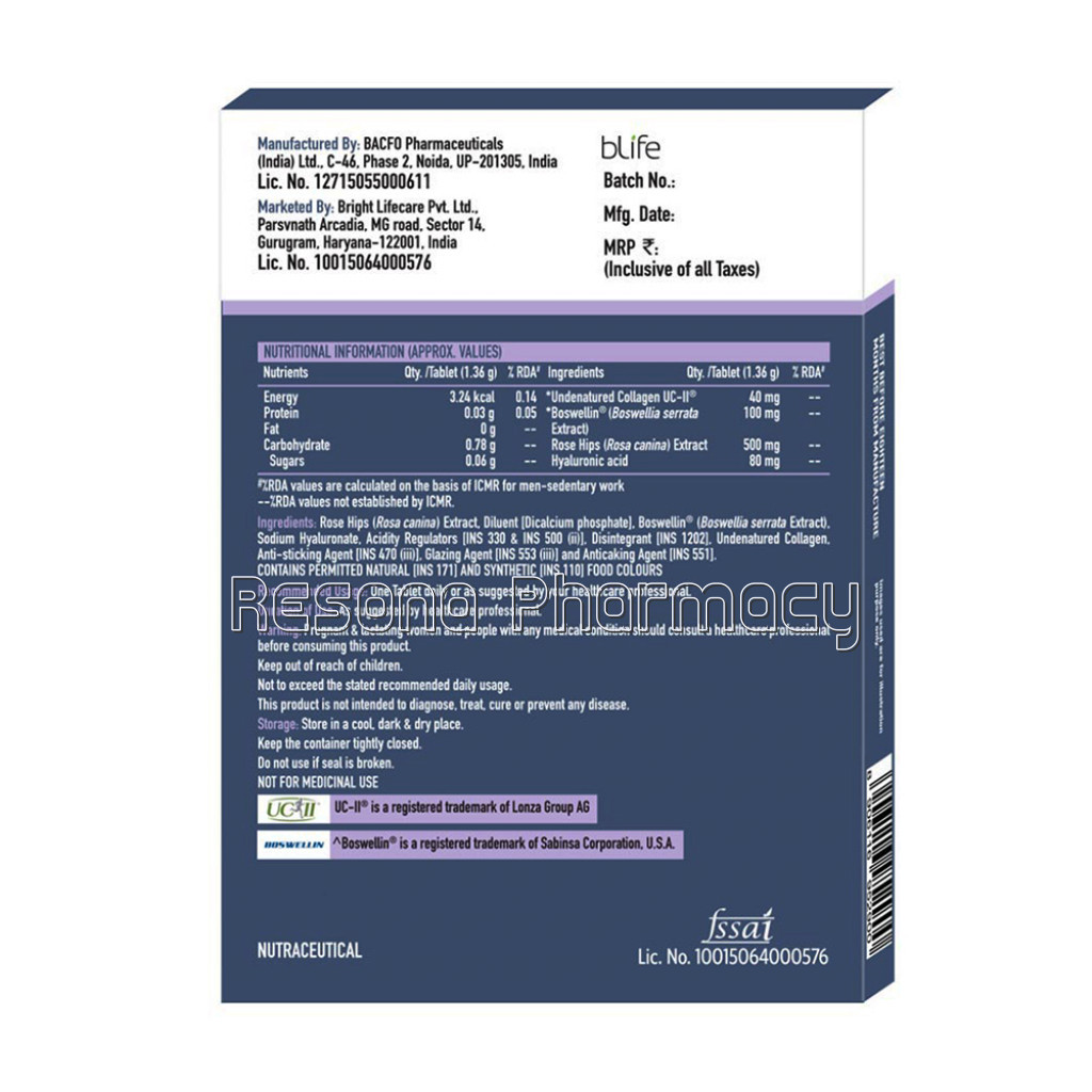 Truebasics Jointedge Cl Blister Pack, 10 Tablet(S)