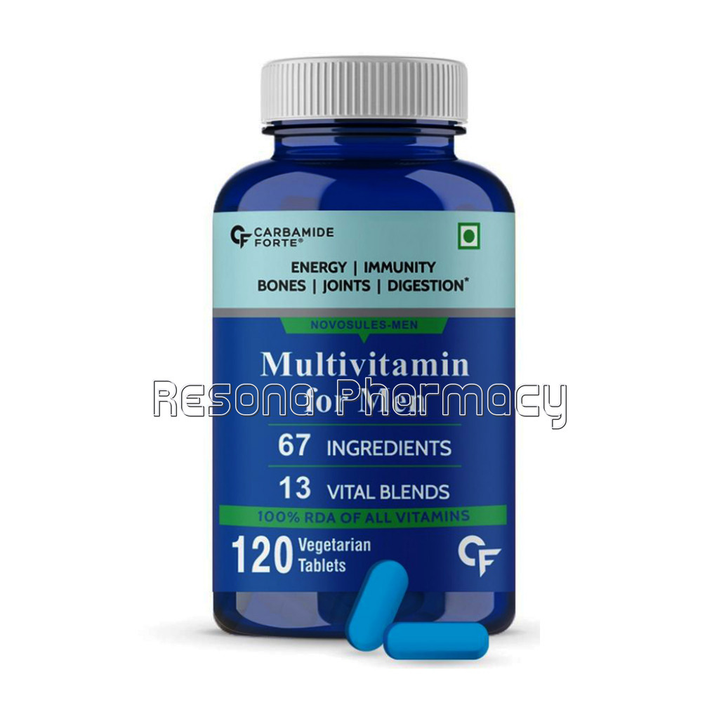 Cf Multivitamin For Men For Immunity and Energy With 67 Ingredients | Multi Vitamins, Minerals, Probiotics, Superfoods, Fruits and Vegetable Blend – 120 Veg Tablets