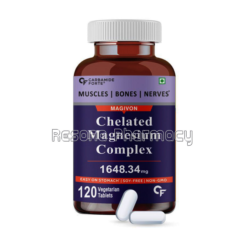 Cf Chelated Magnesium Glycinate Citrate Supplement 1648Mg   120 Tablets