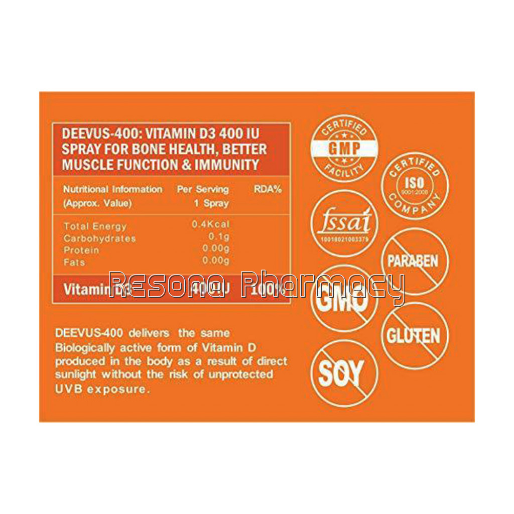 Cf Vitamin D3 400 Iu Spray Supplement  Adjustable Dose   300 Sprays