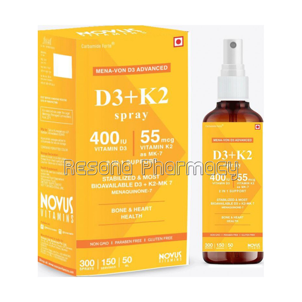 Cf Vitamin D3 400 Iu With Vitamin K2 Mk7 55Mcg Spray – 300 Sprays