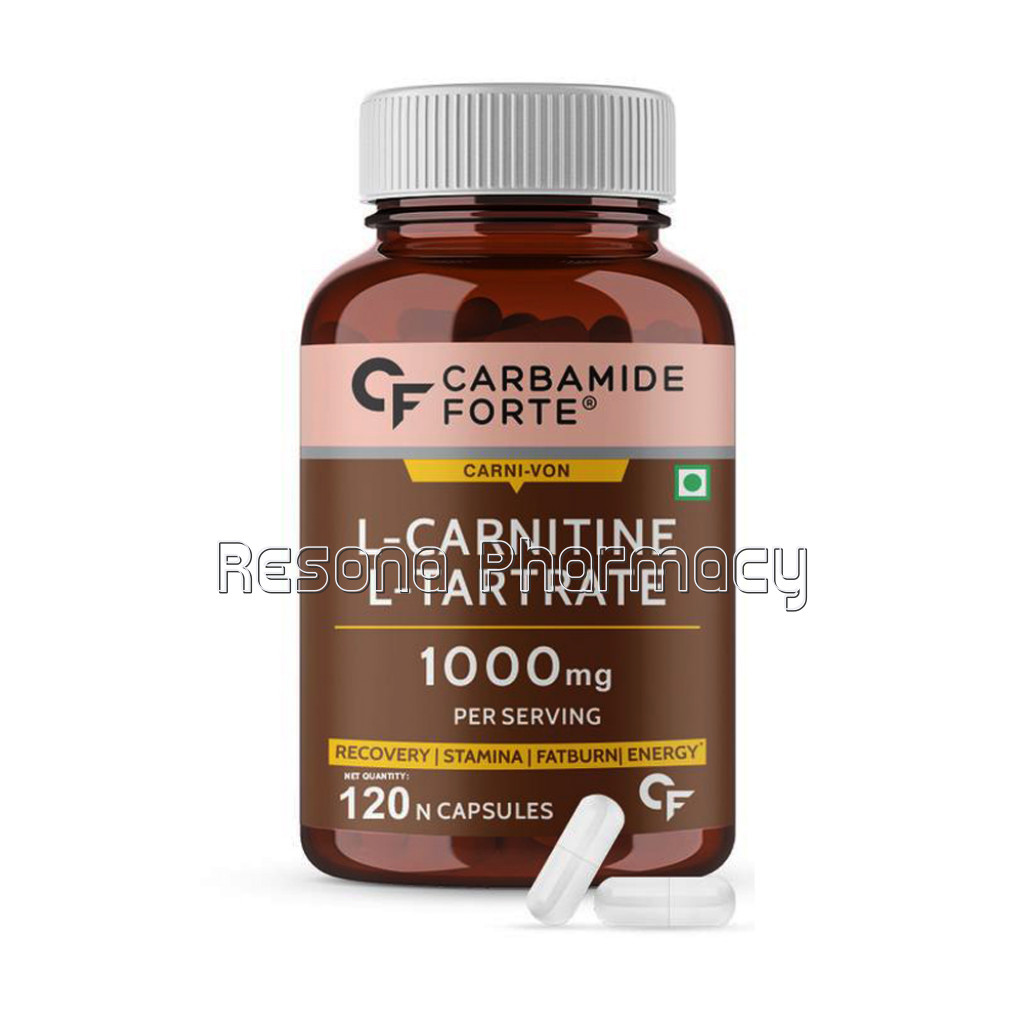 Cf L Carnitine L Tartrate 1000Mg Per Serving – 120 Veg Capsules
