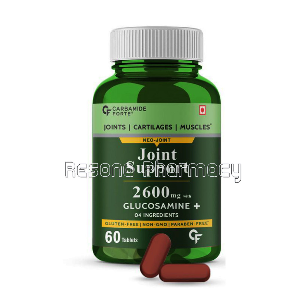 Cf Joint Pain Support Supplement With Glucosamine 1600Mg, Chondroitin, Msm With Boswellia – 60 Tablets