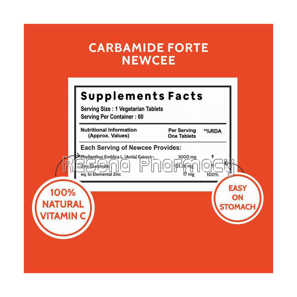 Cf NaNaturalVitamin C 1000Mg Amla Extract With Zinc For Immunity and Skincare   60 Veg Tablets