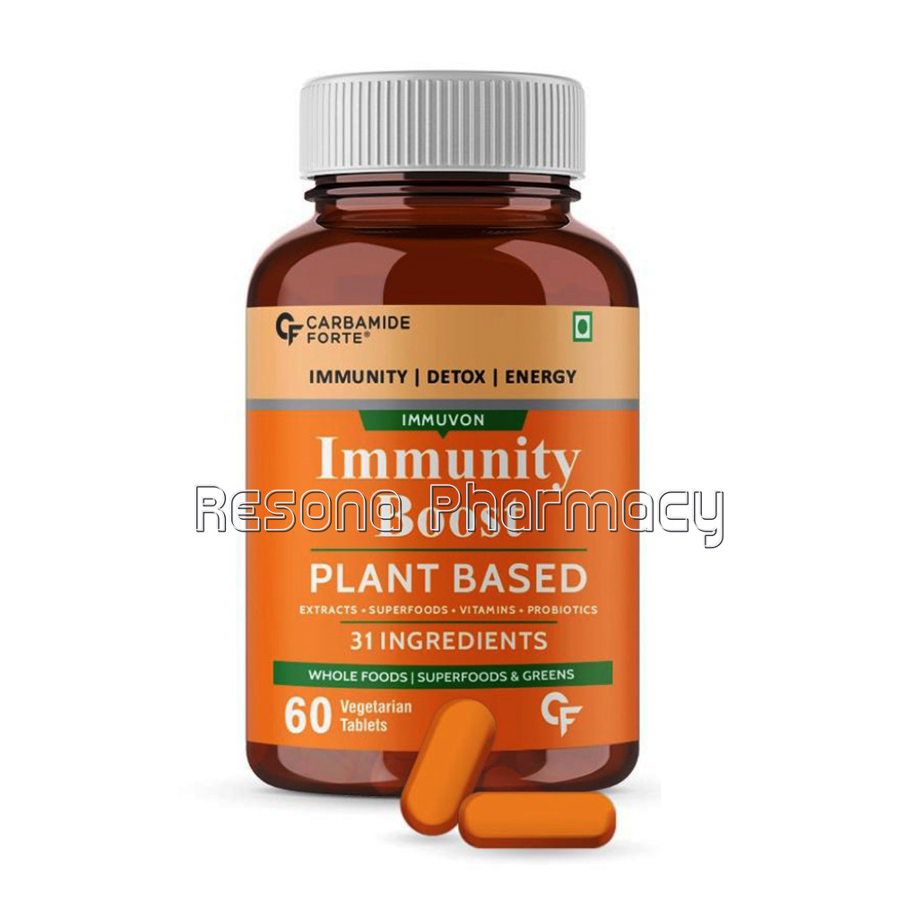 Cf Vitamin C Immune System Booster Tablets With Probiotic Supplement For Adults, Men And Women – 60 Tablets