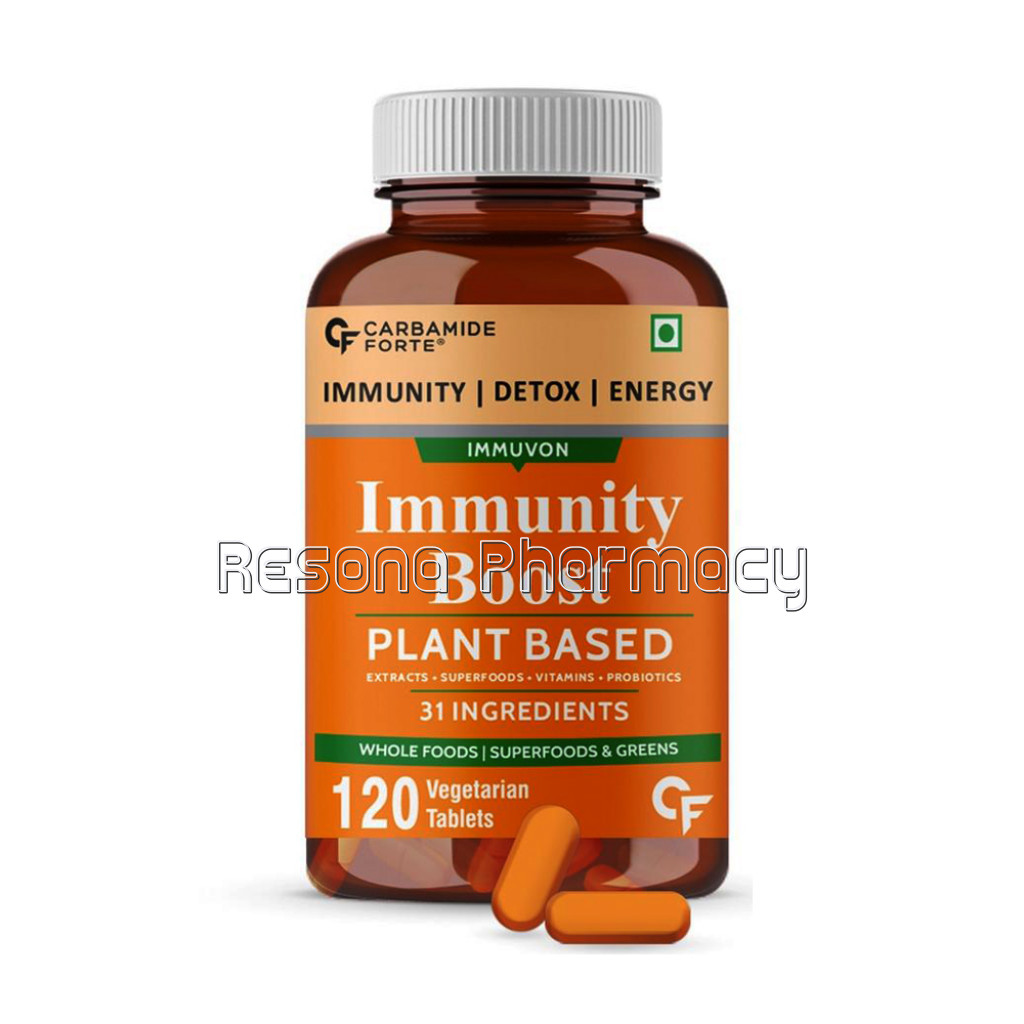 Cf Vitamin C Immune System Booster Tablets With Probiotic Supplement For Adults, Men And Women – 120 Tablets