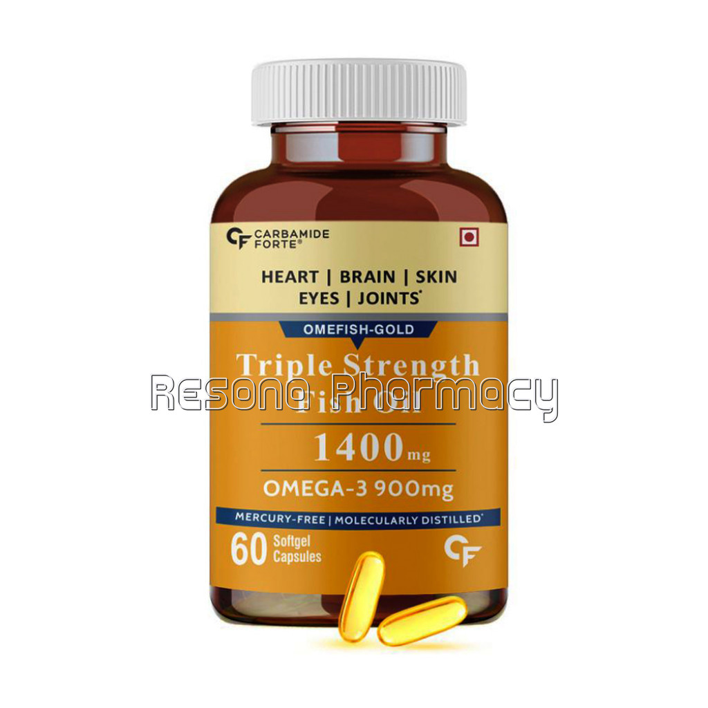 Cf Triple Strength Omega 3 Fish Oil 1400Mg Supplement – 60 Capsules