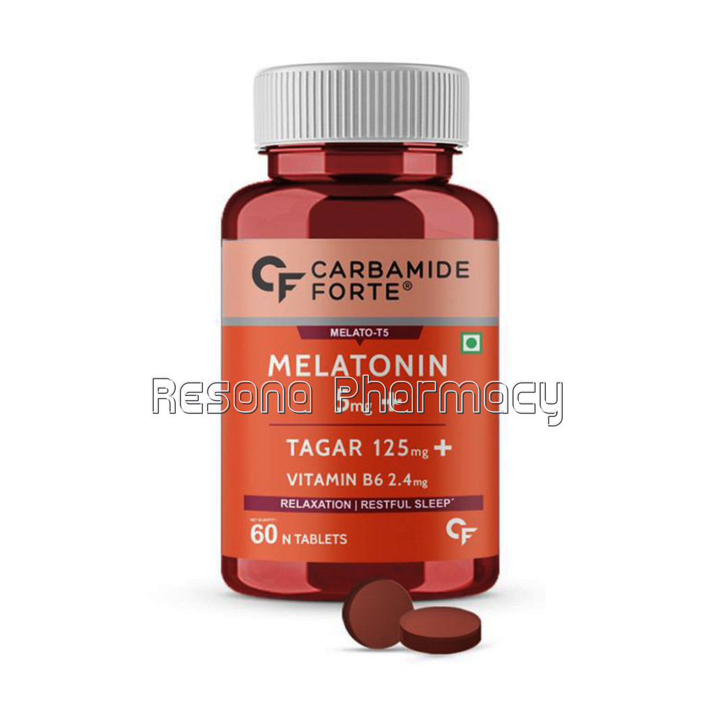 Cf Melatonin 5Mg With Tagara 125Mg Sleeping Aid Pills – 60 Tablets