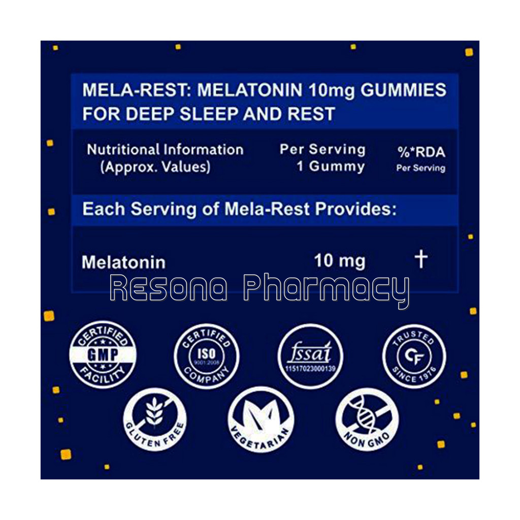 Cf Sleeping Pills Melatonin 10Mg Gummies For Better Sleep   60 Veg Gummies