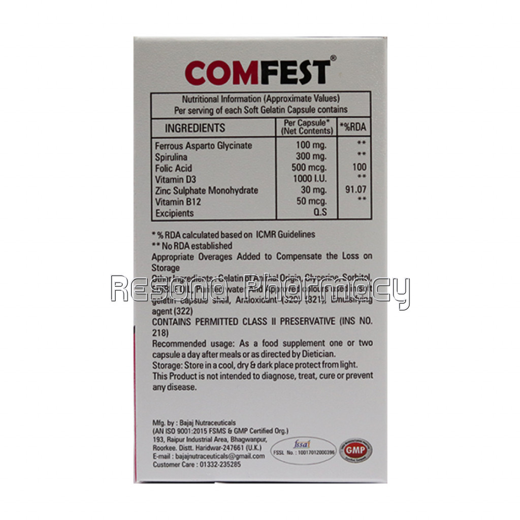 Comfest Softgels
