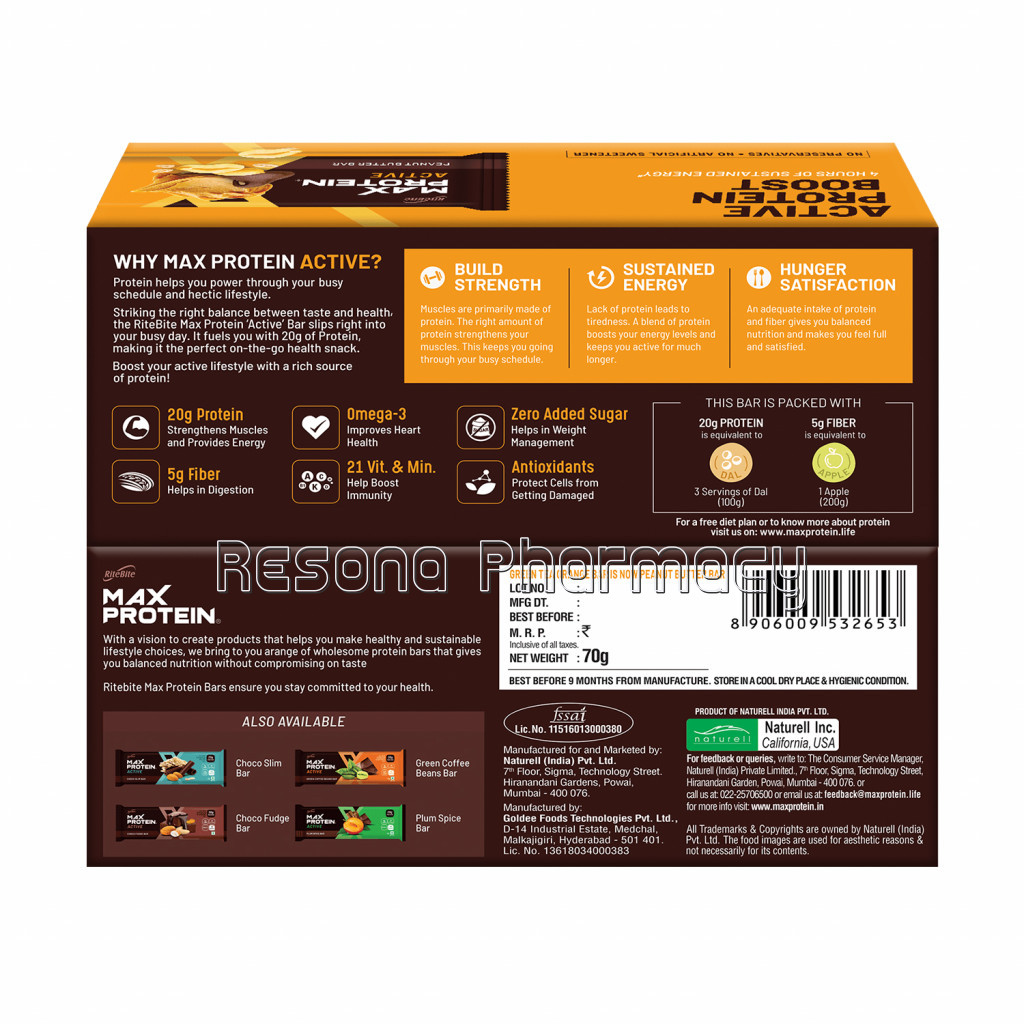 Max Protein Active Peanut Butter (Pack Of 12)